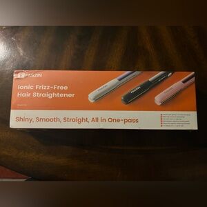 Ionic Frizz-Free Hair Straightener - Black completely new unopened box